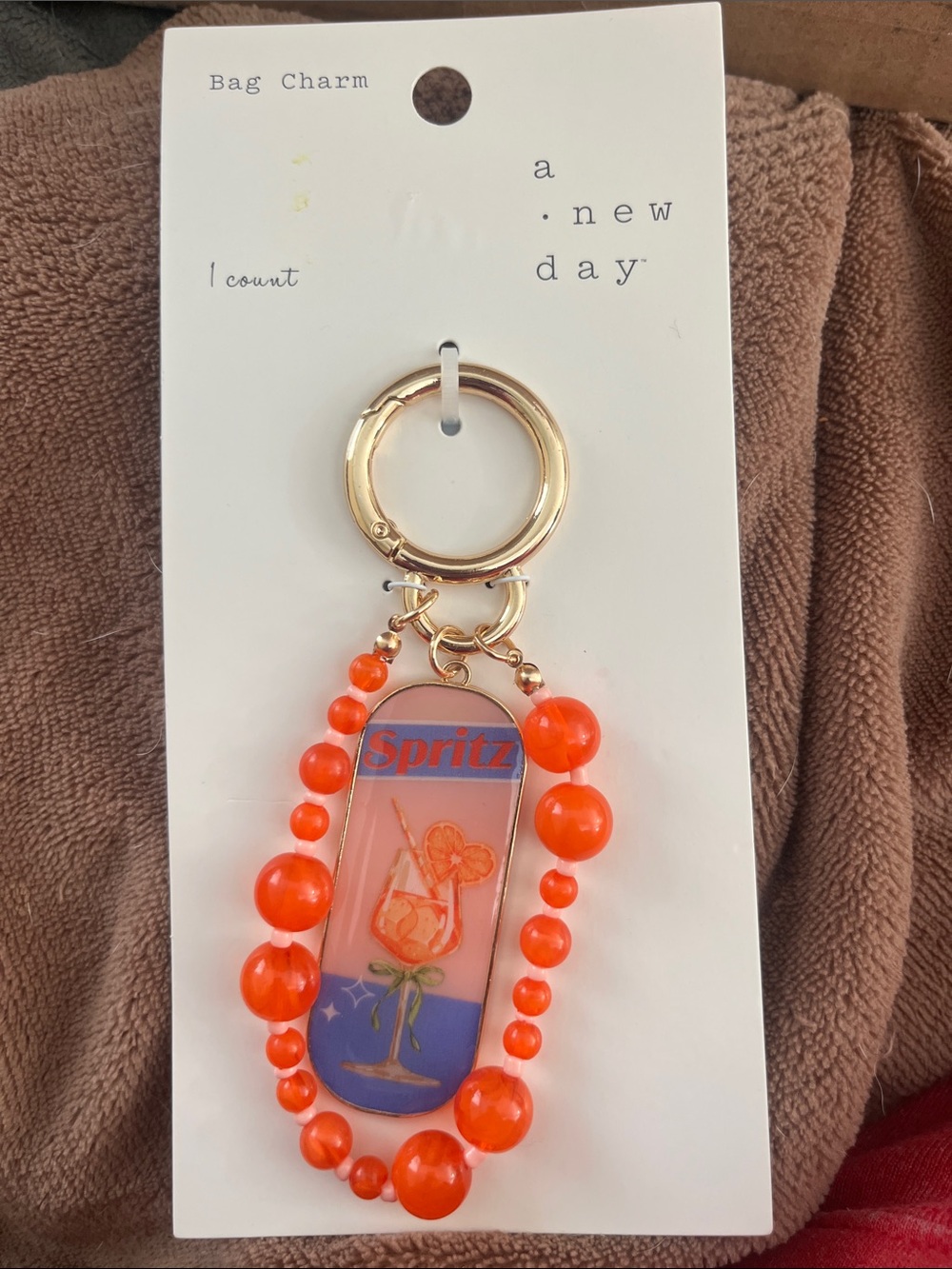 A New Day NWT Spritz Bag Charm